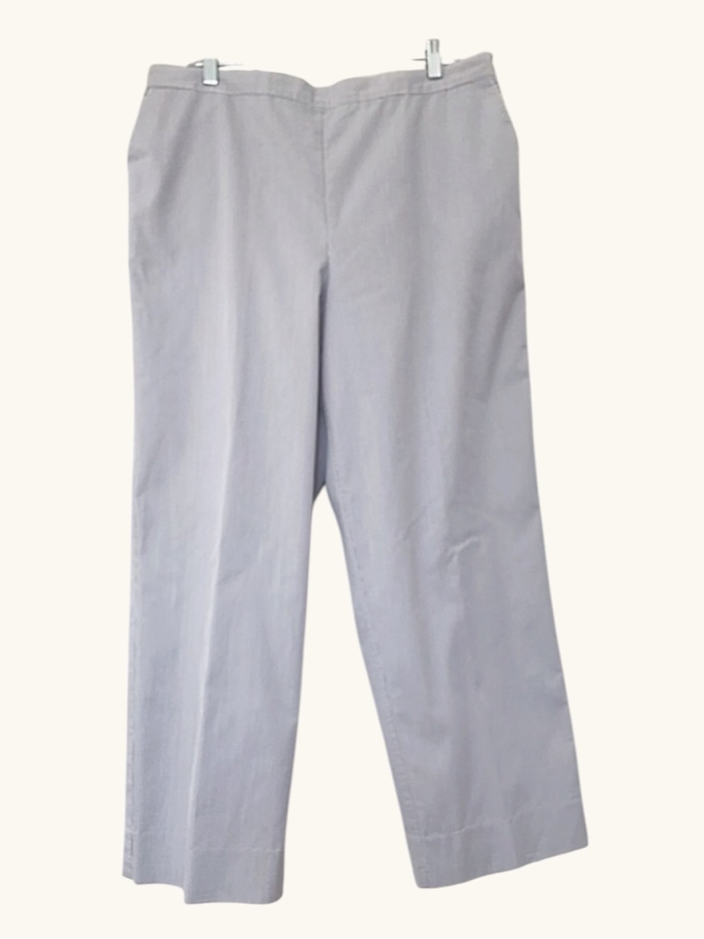 ALFRED DUNNER Sz 20 | Stretch Straight | Pull-On Pants | Gray